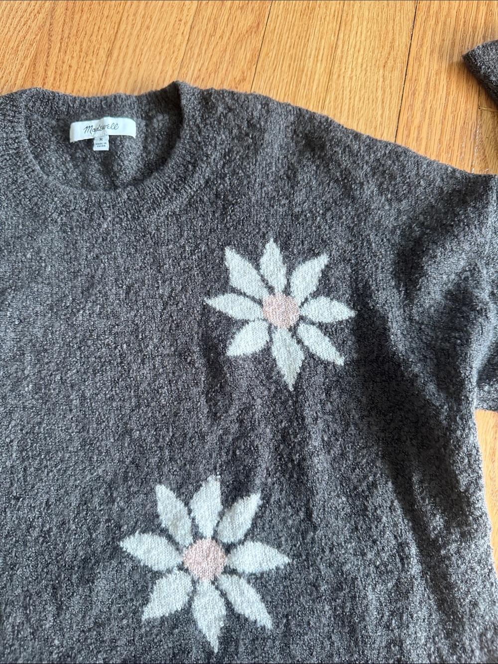 Madewell daisy sweater